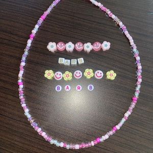 Barbie themed necklace